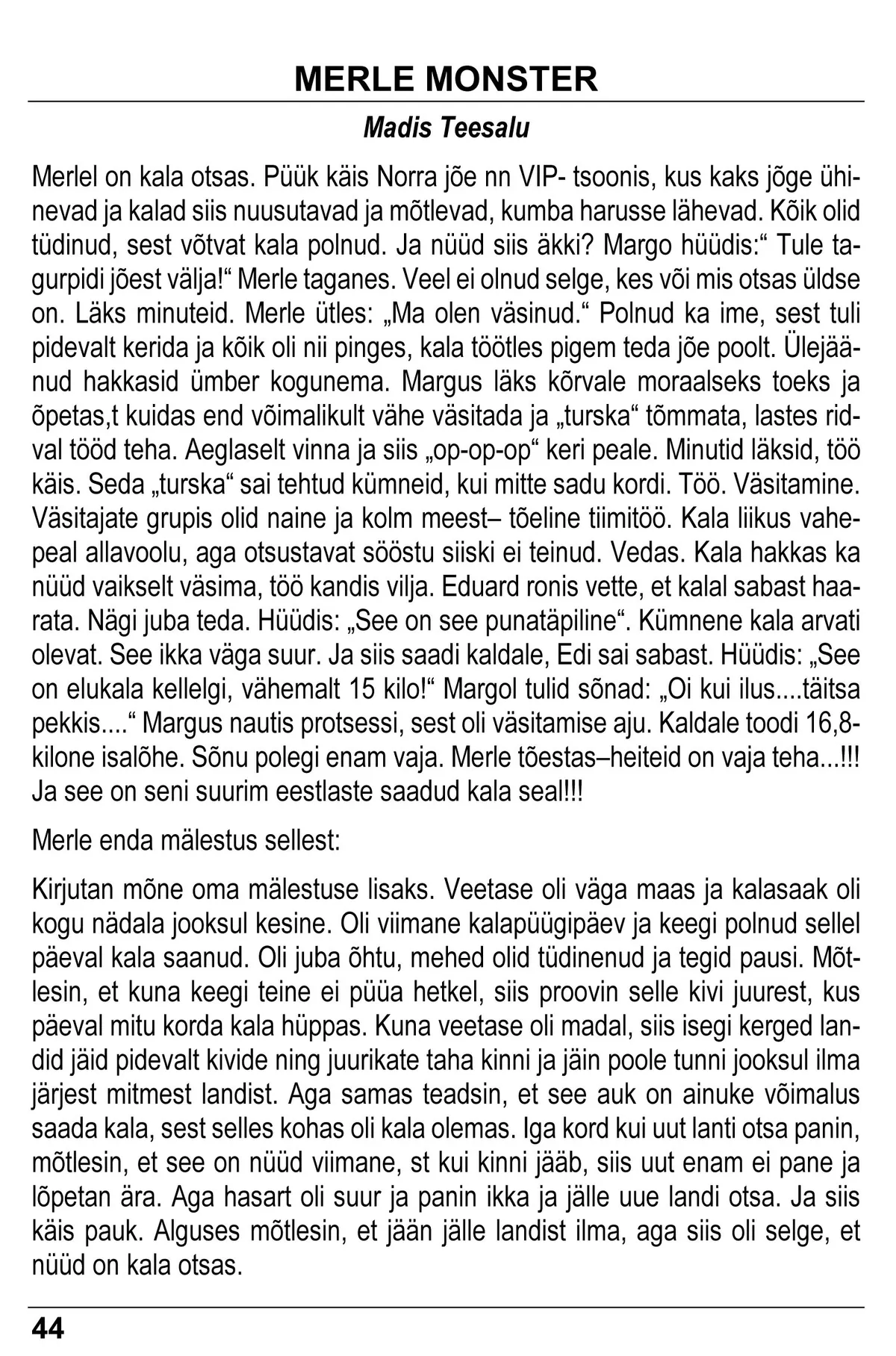 Lõige raamatust 6